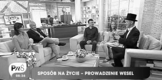 Mistrz ceremonii weselnej – wodzirej Wodzirej Karpik ze swoimi Klientami w programie śniadaniowym