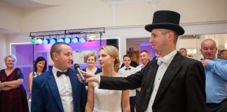 „… Nie ma problemu!” Opowieść o likwidowaniu niepokojów z wodzirejem Państwo Młodzi przy podziękowaniu rodzicom na weselu