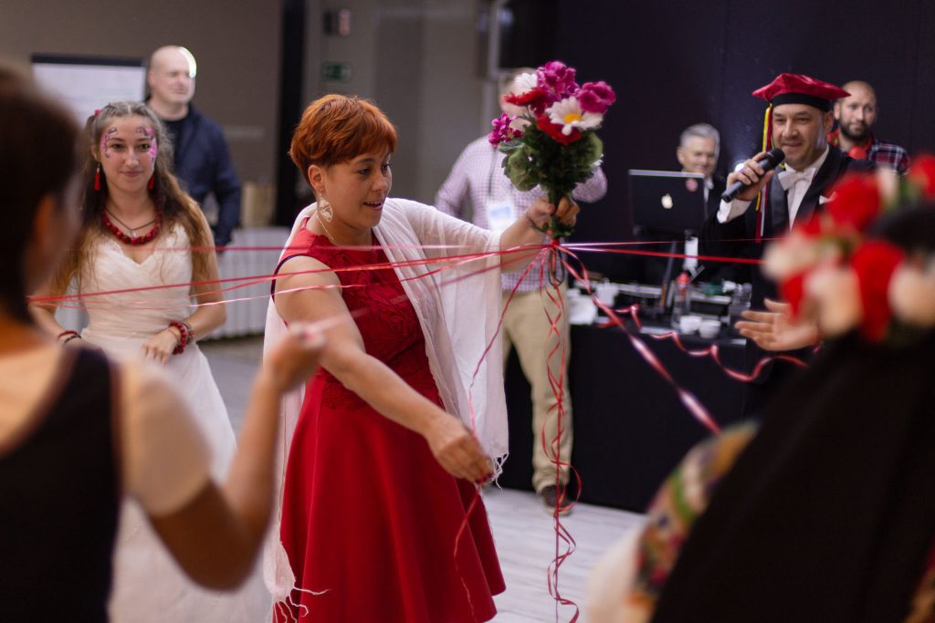 Oczepiny na warsztatach wodzirejów