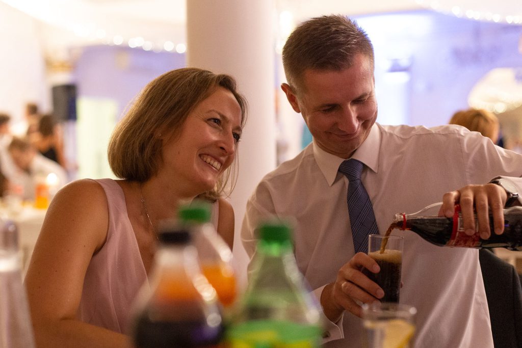 Wodzirej Karpik z Żoną Anią na balu wodzirejów